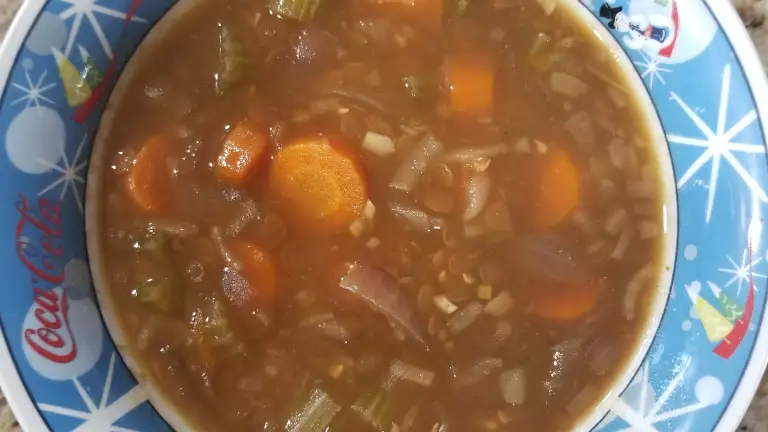 Lentil soup in a pressure cooker cheap